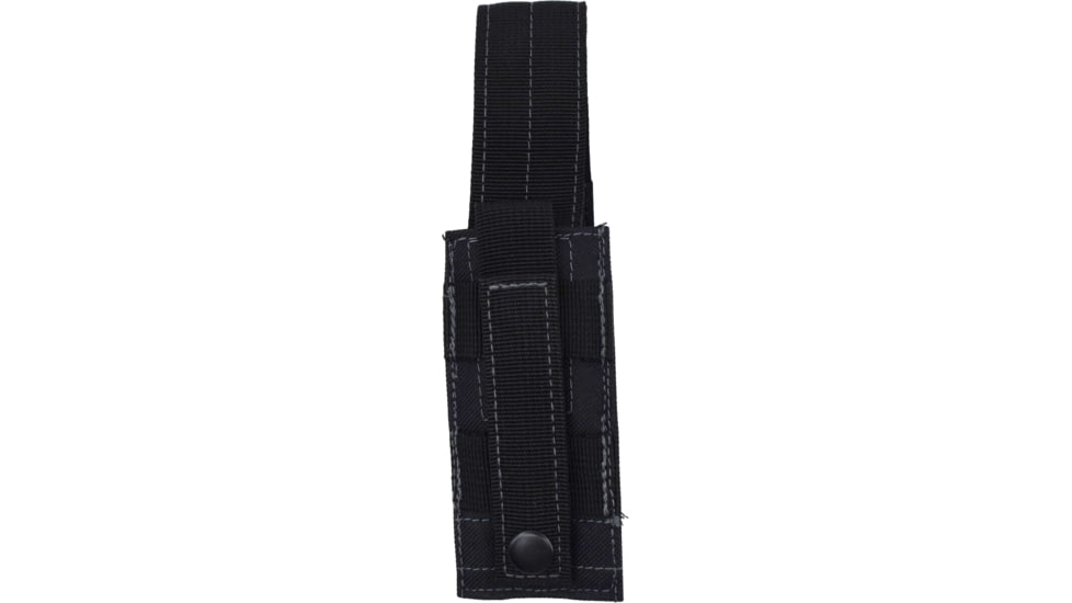 Advance Warrior Solutions Pistol Single Mag Pouch, 600D Poly PVC, Black, PSMP-BL