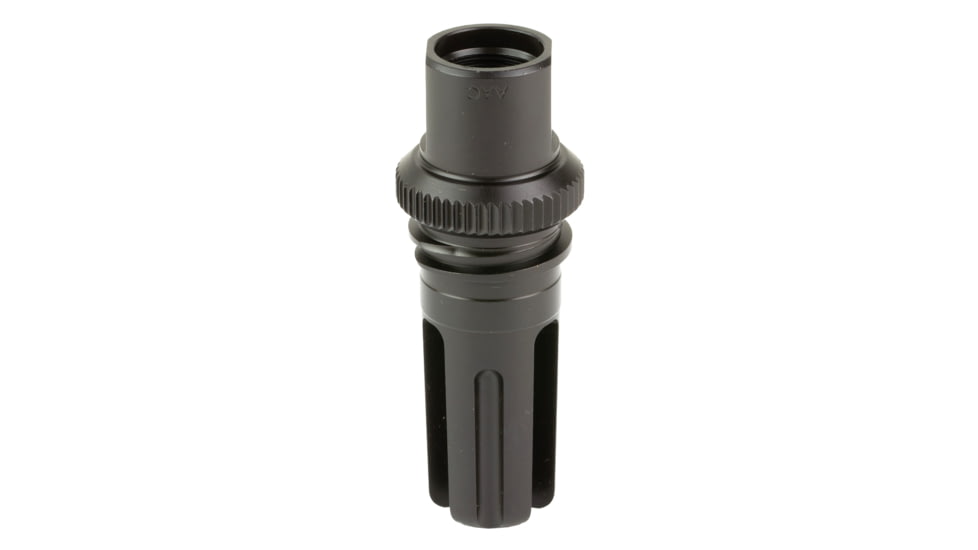Advanced Armament Corp Blackout, Flash Hider, 762NATO, 5/8X24 Thread Pitch, Fits 51T Mount For 13.7&quot;/13.9&quot; Barrels, SCARmor Finish, Black, Polymer Witness Block, 65034