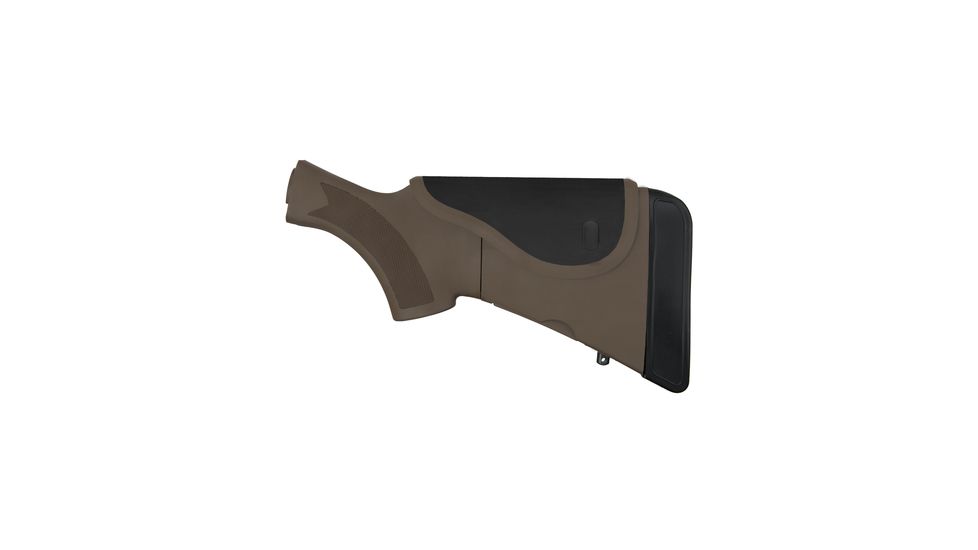 ATI Outdoors Akita Adjustable Stock For Remington 870 12 Gauge Flat Dark Earth With Black Cheekrest And Recoil Pad