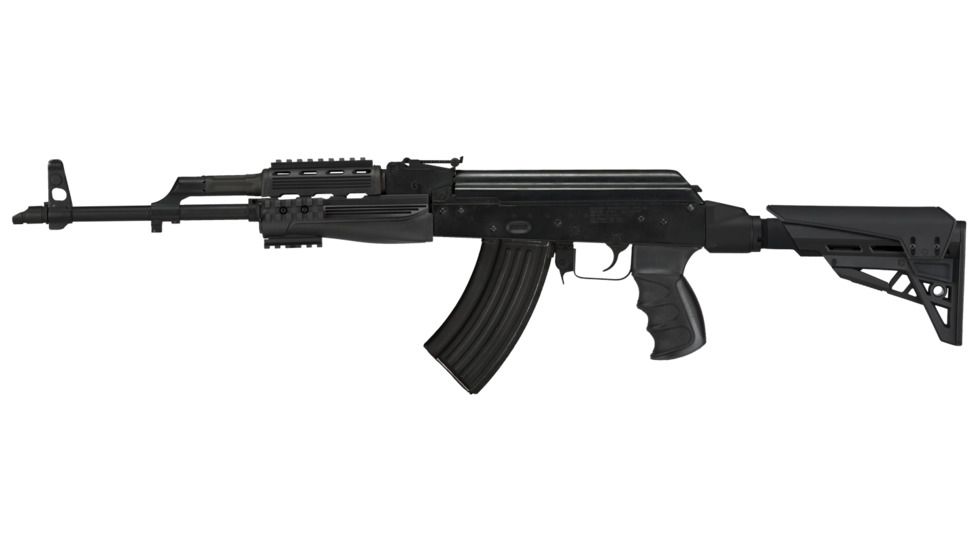 EDEMO ATI Outdoor AK-47 Elite Package Mil-Spec Stock w/ TactLite Cheekrest, Strikeforce Handguard, X1 Pistol Grip, Scorpion Recoil System, Black, One Size, B-2-10-1092-EDEMO2
