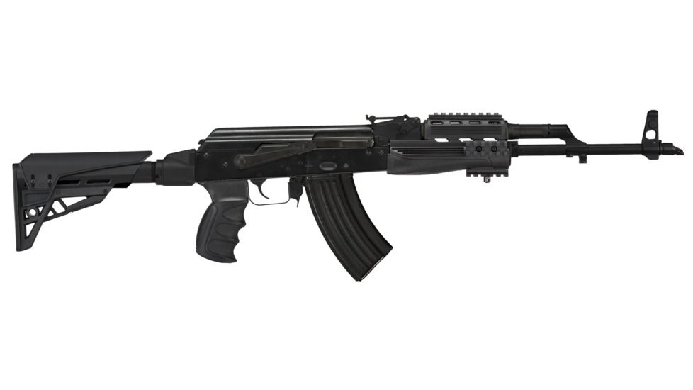 EDEMO ATI Outdoor AK-47 Elite Package Mil-Spec Stock w/ TactLite Cheekrest, Strikeforce Handguard, X1 Pistol Grip, Scorpion Recoil System, Black, One Size, B-2-10-1092-EDEMO2