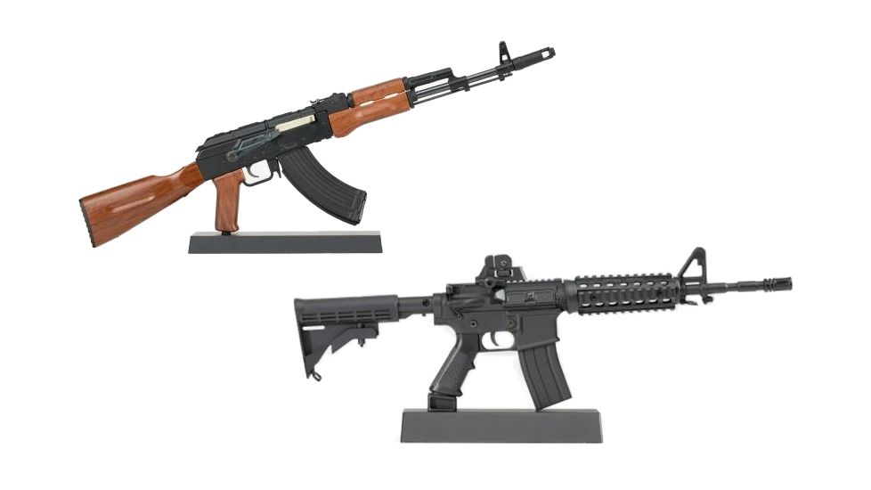 ATI Outdoors AK-47 &amp; AR-15 Mini Replica Bundle
