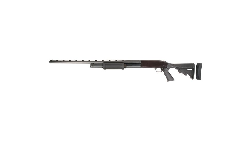 ATI Outdoors MRF6200 6Pos Adj Shotgun Stk W/Pstl Grip Std Forend Poly Blk