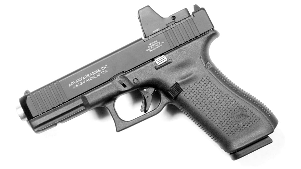 Advantage Arms Glock 17/22 Gen 5 .22 LR Conversion Kit W/Two 10-Round Magazine and Range Bag, 4.49 inch Barrel, Black, AAC17-22G5-MOD-CA