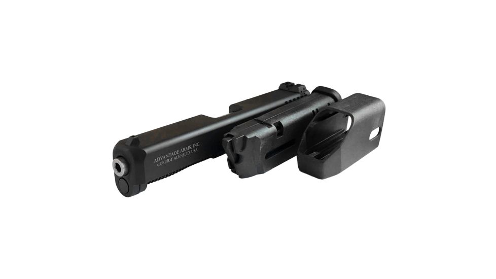 Advantage Arms Glock .22 Long Rifle Conversion Kit w/10-Round Magazine for Glock 17/22 Gen 5, Standard Sights, Black AAC17-22G5