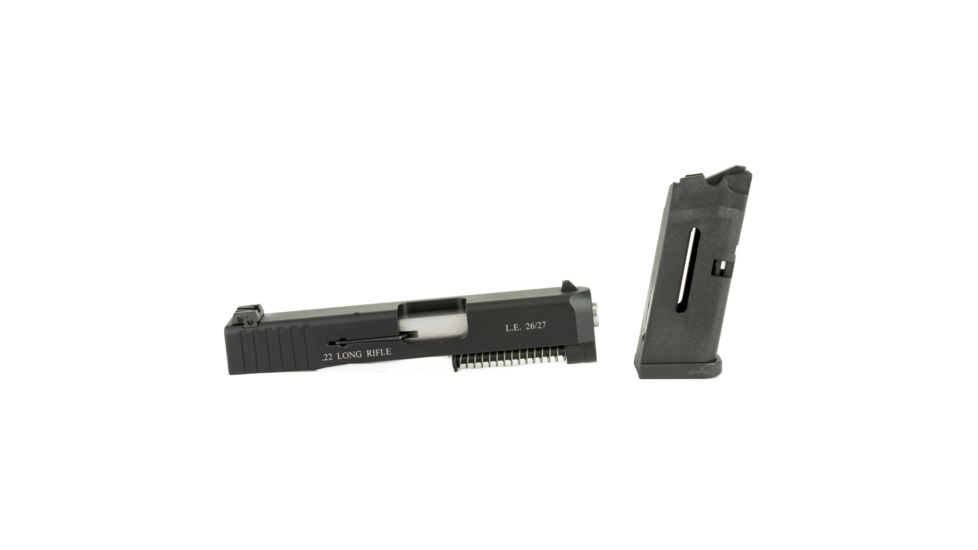 Advantage Arms Glock 26/27 .22 LR Conversion Kit w/10-Round Magazine and Range Bag, 3.46 Inch Barrel, Black, AACG26-27G3