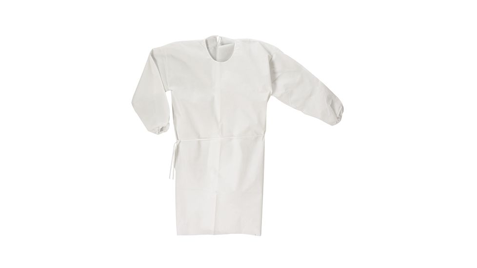 VWR Vwr Gown Md 53g Wht Cs50 414004-681, Unit CS