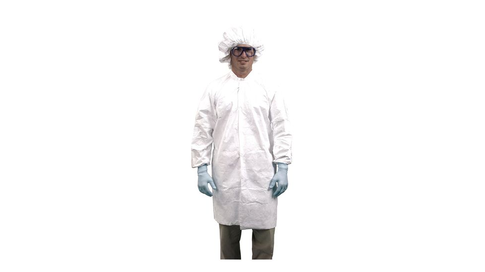 VWR Vwr Labcoat 3 Pocket 2x Cs30 IC224SWH2XVD, Unit CS