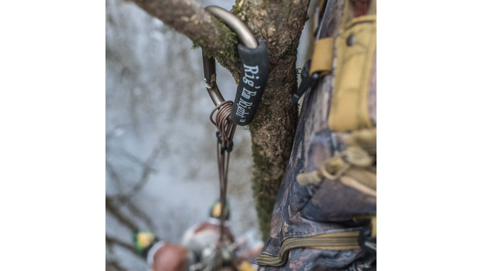 AdvenTec LLC dba Rig Em Right Outdoors Rig Em Right Jumbo Carabiner, CRB-P-Large