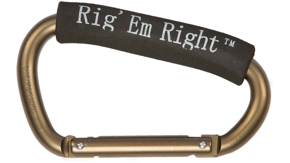 AdvenTec LLC dba Rig Em Right Outdoors Rig Em Right Jumbo Carabiner, CRB-P-Large