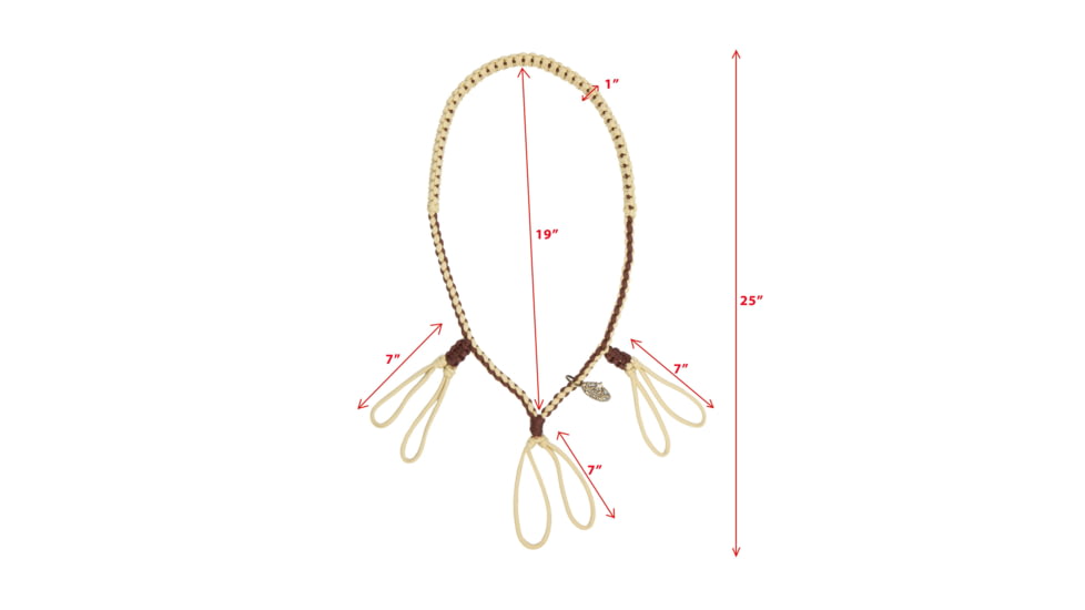 AdvenTec LLC dba Rig Em Right Outdoors Rig Em Right Sidewinder 3-Call Lanyard, 401