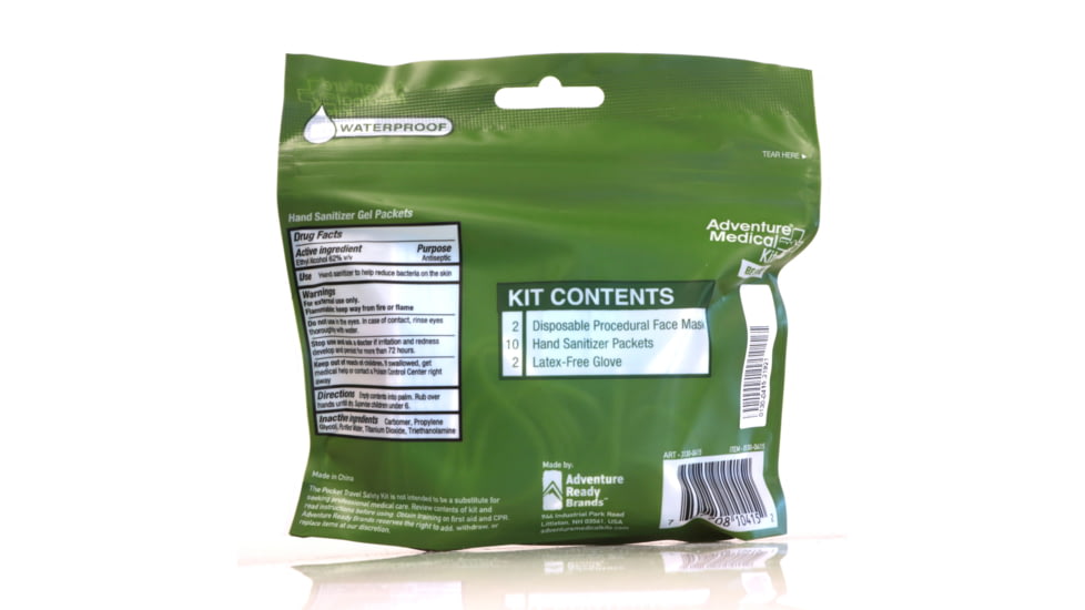 Adventure Medical Kits Travel Series Pocket Travel Safety Kit, 0130-0415