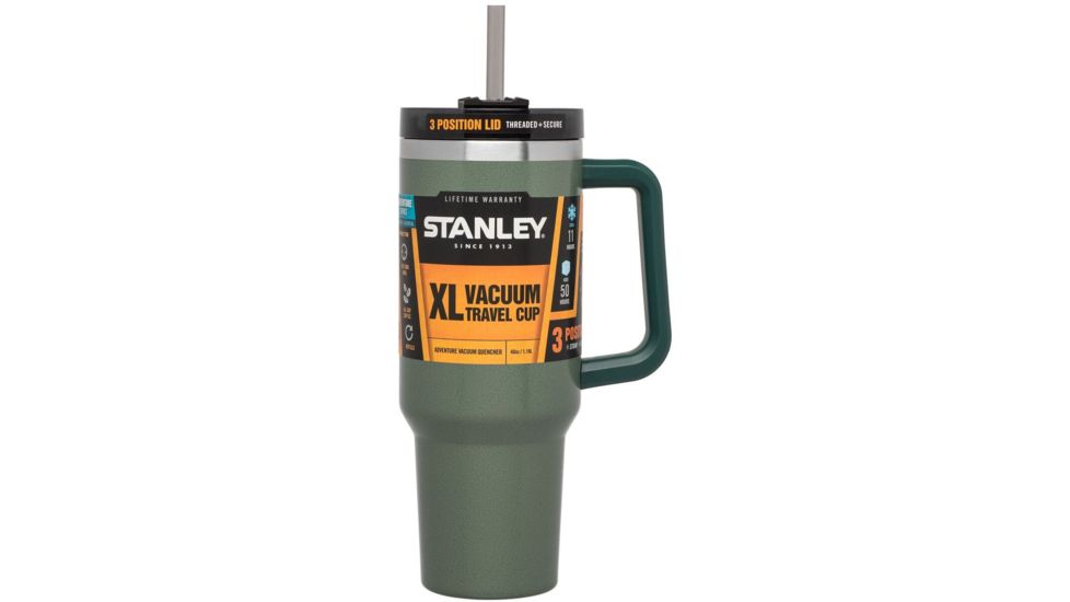 Adventure Vacuum Quencher 40 oz-Hammertone Green
