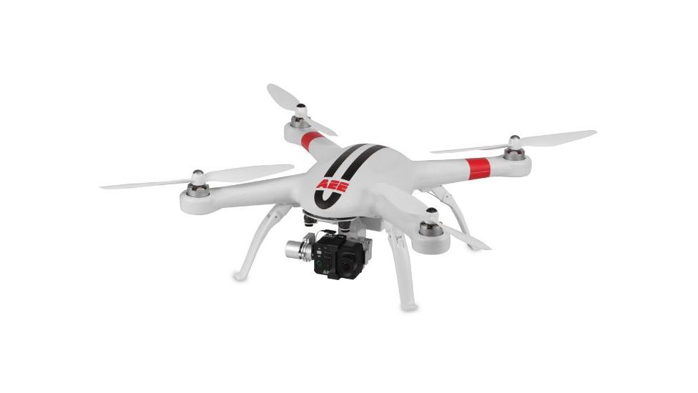 AEE AP11 GPS Drone Quadcopter with 3 - Axis Gimbal S61, HD 1080P, 60 FPS, 16MP Camera, White AP11 Bundle