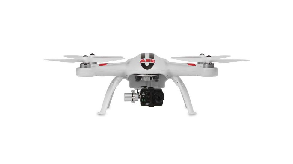 AEE AP11 GPS Drone Quadcopter with 3 - Axis Gimbal S61, HD 1080P, 60 FPS, 16MP Camera, White AP11 Bundle