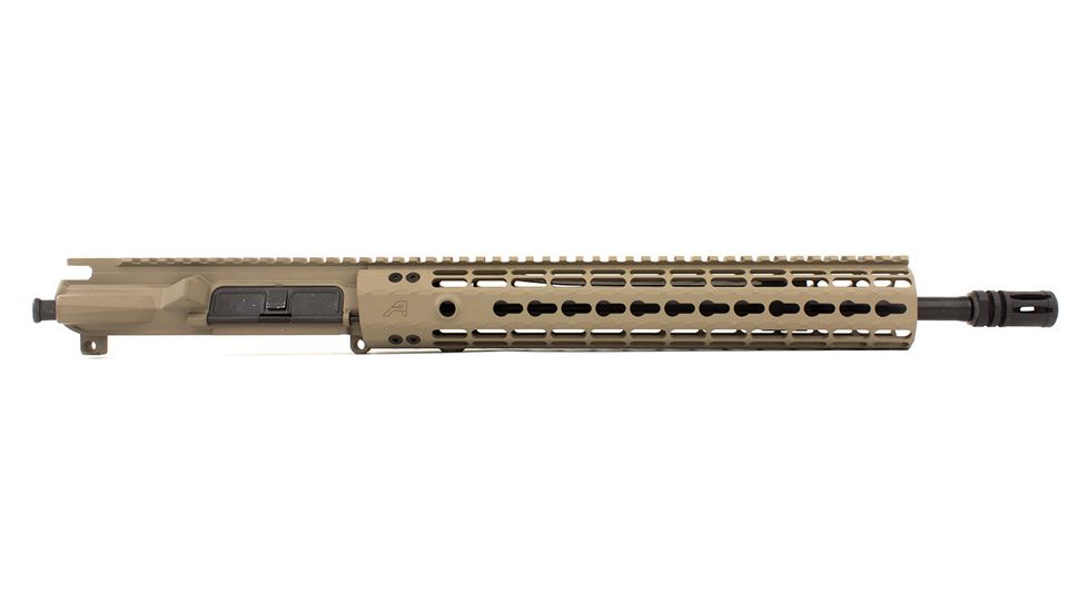 Aero Precision Complete Upper Receiver, M4E1, 14.7in, 5.56 Mid Pencil Barrel, EK-12 HG Gen 2, FDE Cerakote, APAR640232P38