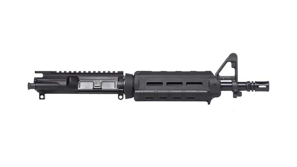 Aero Precision AR-15 Complete Upper Receiver, 5.56, Carbine Length, 10.5 inch Barrel w/Pinned FSB, Magpul MOE Handguard, A2 Flash Hider, Anodized Black, APAR502503M3