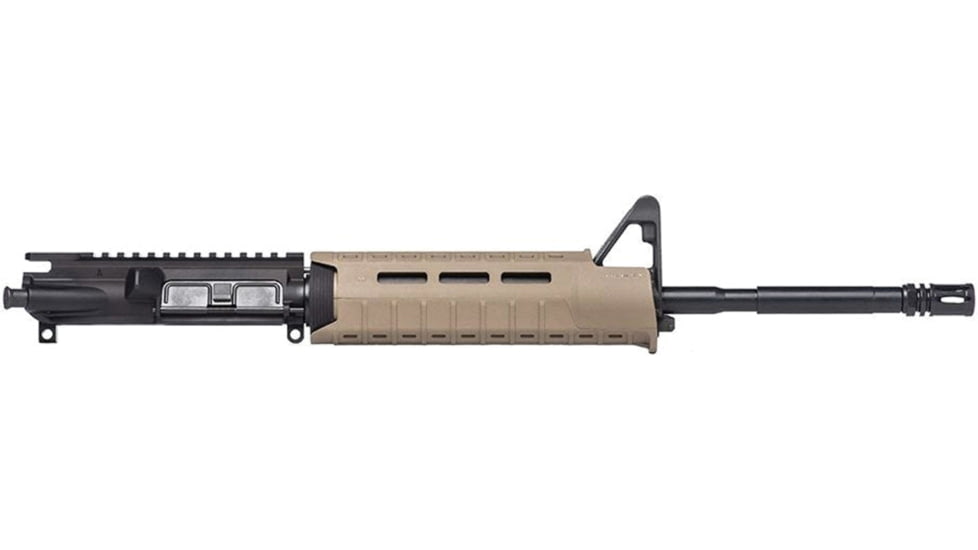 Aero Precision AR-15 Complete Upper Receiver, 5.56, Carbine Length, 16 inch Barrel w/Pinned FSB, Magpul MOE SL Handguard, A2 Flash Hider, FDE Cerakote, APAR502506M64