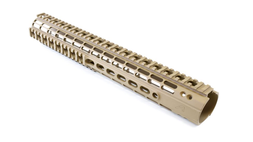 Aero Precision AR15 15in Enhanced Quad Rail Handguard Gen 2, FDE Cerakote, APRA100224C
