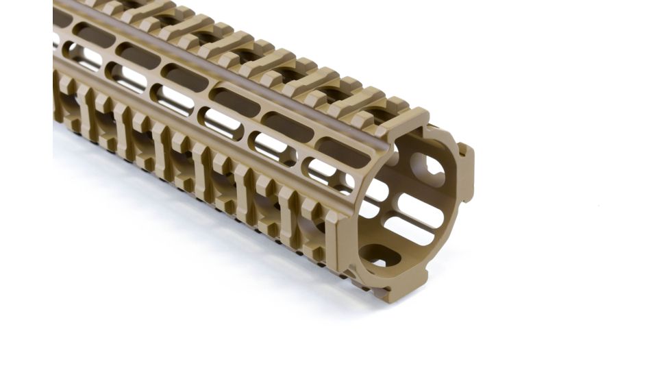 Aero Precision AR15 15in Enhanced Quad Rail Handguard Gen 2, FDE Cerakote, APRA100224C