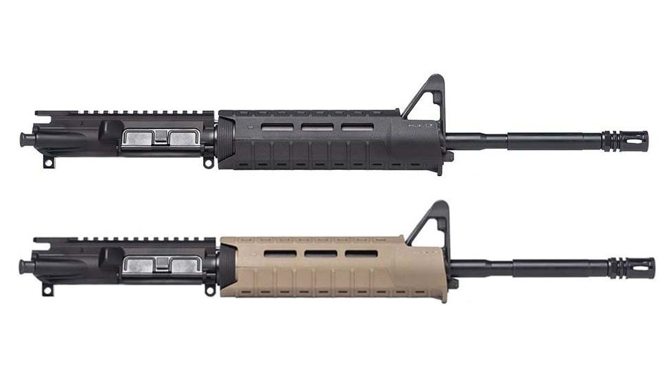 Aero Precision AR15 5.56 w/Magpul MOE SL Handguard Complete Upper Receiver, Black, Flat Dark Earth, Flat Dark Earth/Black