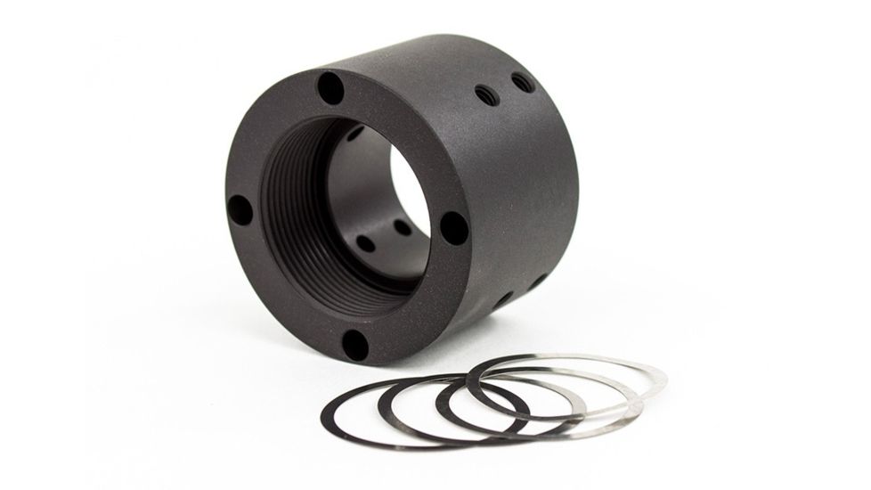 Aero Precision AR15 BAR Barrel Nut and Shims, Anodized Black, APRH100268