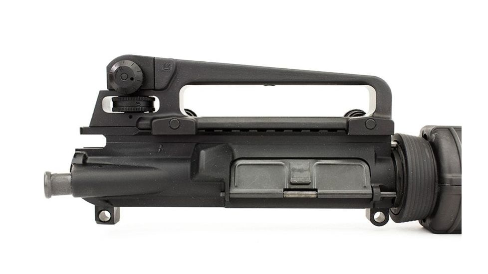 Aero Precision AR15 Complete Upper Receiver, 20in 5.56 Rifle Length Barrel ,w/ Pinned Front Sight Base &amp; A2 Handguard, Black, APAR505611