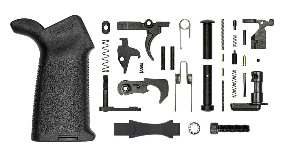 Aero Precision AR15 Enhanced Lower Parts Kit, Black, APRH100301C
