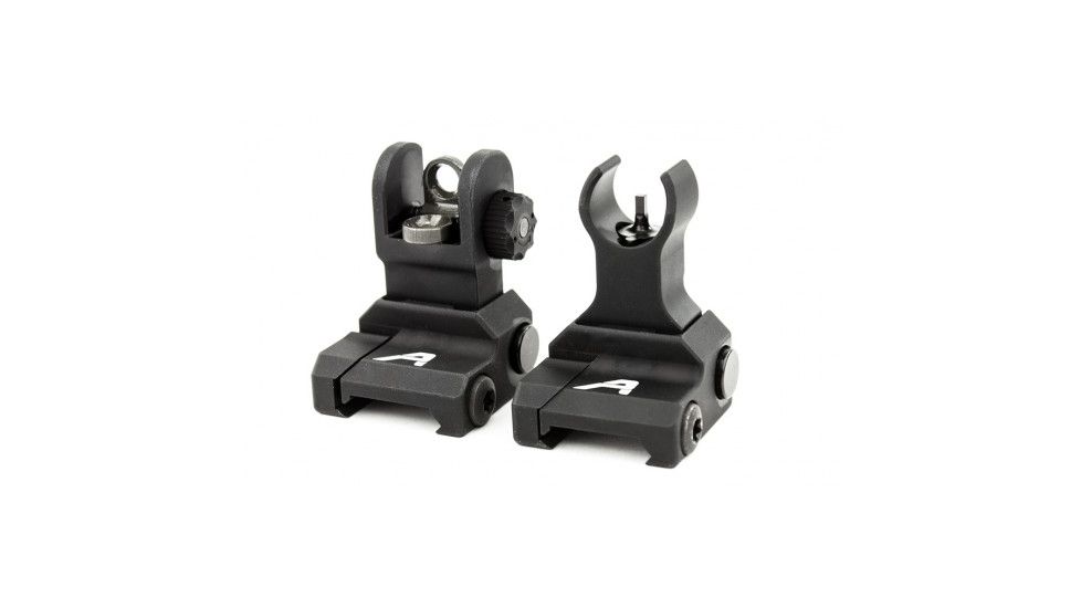 Aero Precision AR15 Flip-Up Sight Set, Black APRH100703