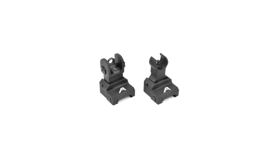Aero Precision AR15 Flip-Up Sight Set, Black, APRH100703