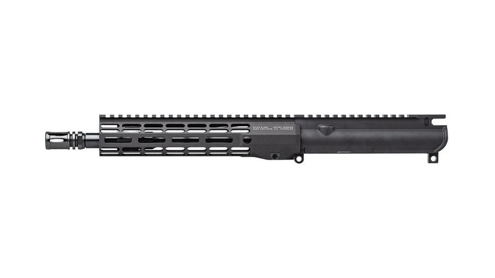 EDEMO Aero Precision AR-15 5.56x45mm NATO Complete Upper Receiver w/ No Forward Assist, 10.5in 5.56 Barrel, 9in M-LOK ATLAS R-ONE Handguard, Anodized, Black, APAR610602M2, EDEMO2