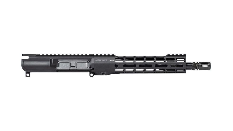 Aero Precision AR-15 5.56x45mm NATO Complete Upper Receiver w/ No Forward Assist, 10.5in 5.56 Barrel, 9in M-LOK ATLAS S-ONE Handguard, Anodized, Black, APAR610502M2