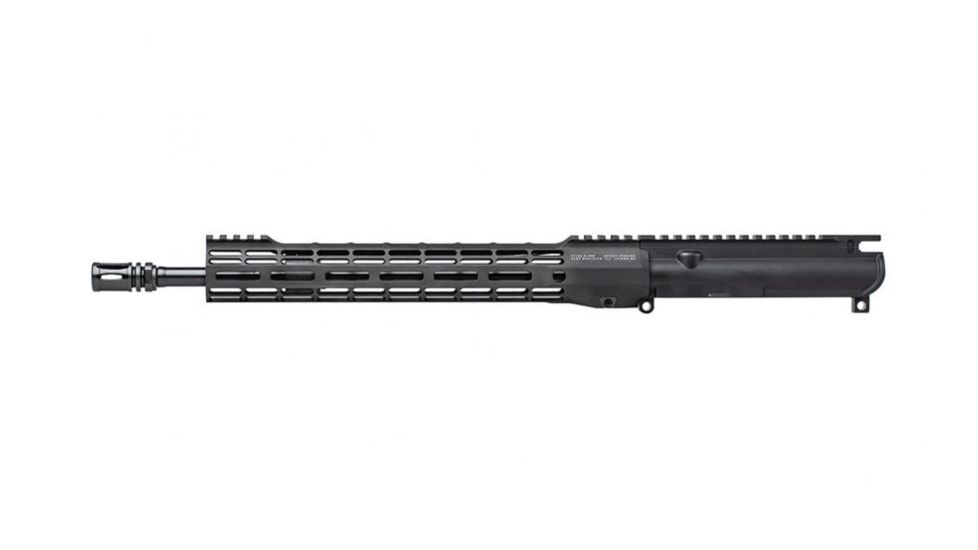 Aero Precision AR-15 5.56x45mm NATO Complete Upper Receiver w/ No Forward Assist, 14.7in 5.56 Mid Pencil Barrel, 12in M-LOK ATLAS S-ONE Handguard, Anodized, Black, APAR610504M38
