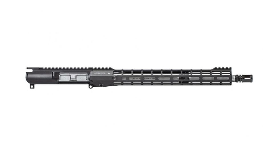 Aero Precision AR15 No FA Complete Upper, 16in .223 Wylde Fluted Barrel, Mid-Length, 15in M-LOK ATLAS S-ONE HG, Anodized, Black, APAR610505M50