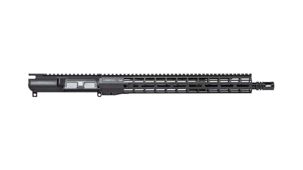 Aero Precision AR-15 5.56x45mm NATO Complete Upper Receiver w/ No Forward Assist, 16in 5.56 Mid-Length Barrel, 15in M-LOK ATLAS R-ONE Handguard, Anodized, Black, APAR610605M7