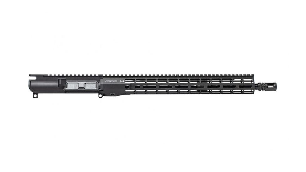 Aero Precision AR-15 5.56x45mm NATO Complete Upper Receiver w/ No Forward Assist, 16in 5.56 Mid Pencil Barrel, 15in M-LOK ATLAS R-ONE Handguard, Anodized, Black, APAR610605M39