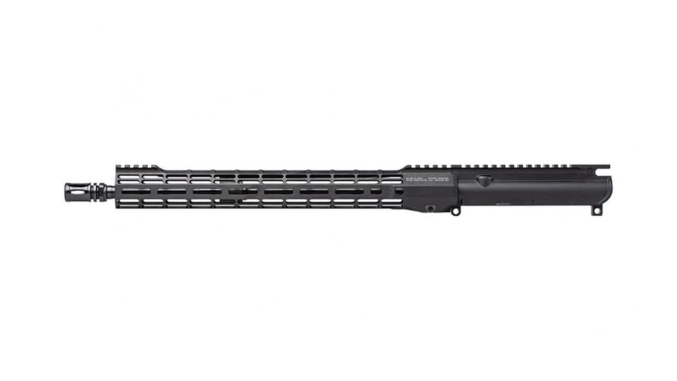 Aero Precision AR-15 5.56x45mm NATO Complete Upper Receiver w/ No Forward Assist, 16in 5.56 Mid Pencil Barrel, 15in M-LOK ATLAS S-ONE Handguard, Anodized, Black, APAR610505M39