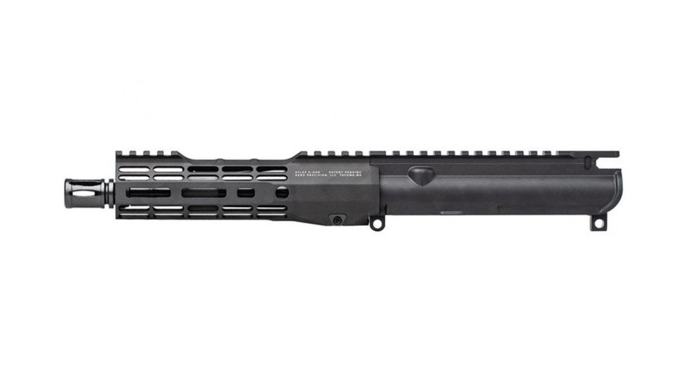 Aero Precision AR15 No FA Complete Upper, 7.5in 5.56 BRL, 7in M-LOK ATLAS S-ONE HG, Anodized, Black, APAR610501M0