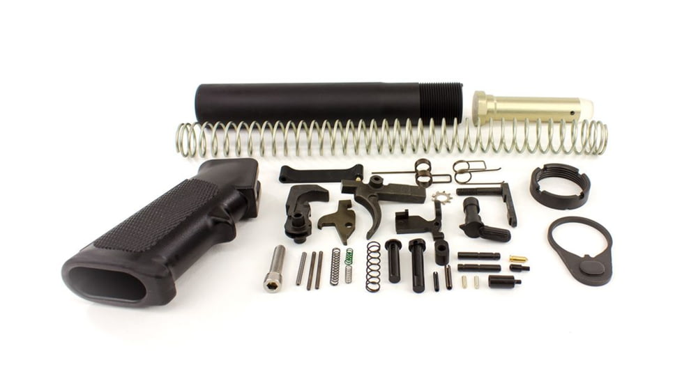 Aero Precision AR15 Pistol Lower Build Kit w/Enhanced Pistol Buffer Kit, APHS100004