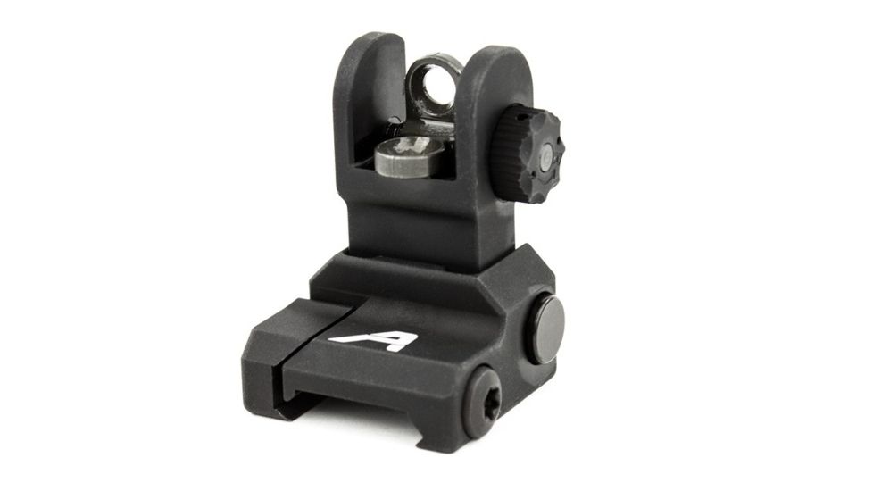 Aero Precision AR15 Rear Flip-Up Sight, Black APRH100701C