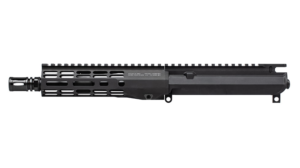 Aero Precision Complete Upper, M4E1-E, 5.56, 8in, Pistol Barrel, EM7.3 Anodized, Black, APAR640269M102