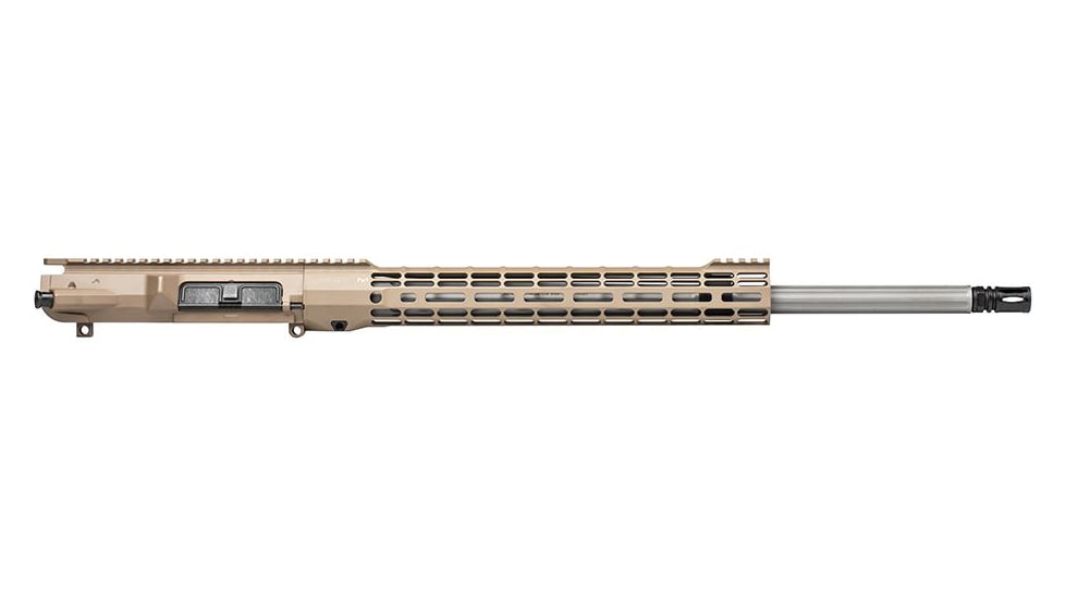 Aero Precision Complete Upper, M5, 6.5 Creedmoor, 22in, Rifle Length, 1/8 Twist, Stainless Steel w/ ATLAS S-ONE Handguard, FDE, APAR538115M70