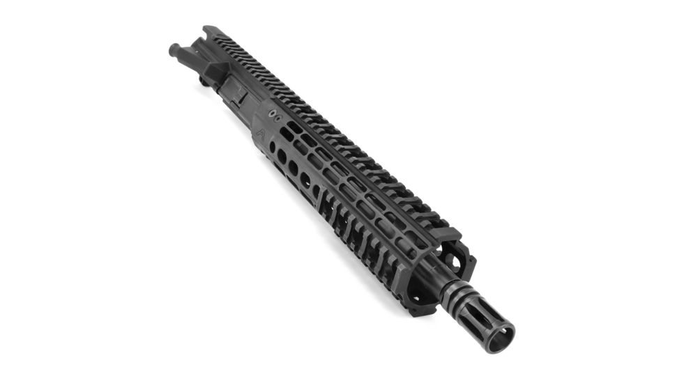 Aero Precision M4E1 Complete Upper Receiver, AR-15, 10.5 in Rifle Length Barrel, 9 in Quad Rail Handguard, No BCH/CH, Anodized, Black, APAR640221Q2