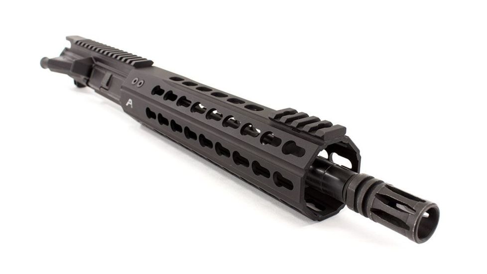 Aero Precision Complete Upper Receiver, M4E1-E, 10.5in, 5.56 Barrel, Quantum 9in KeyMod Handguard, Anodized Black, APAR640002P2