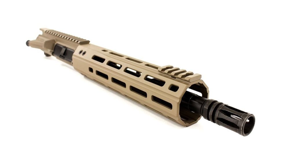 Aero Precision Complete Upper Receiver, M4E1-E, 10.5in, 5.56 Barrel, Quantum 9in M-LOK Handguard, Flat Dark Earth, APAR640112M2