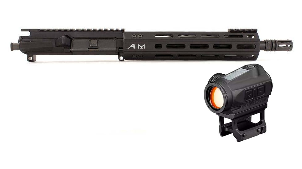 Aero Precision Complete Upper Receiver, M4E1-E, 10.5in, 5.56 Barrel w/ Vortex SPARC Solar Red Dot Sight