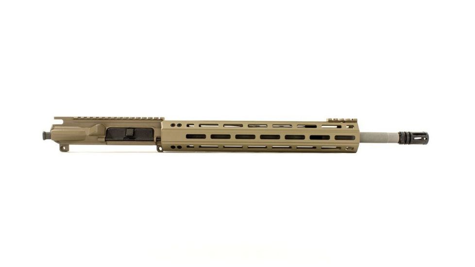 Aero Precision Complete Upper Receiver, M4E1-E, 16in, .223 Wylde SS Mid Barrel, Quantum 12in M-LOK Handguard, Flat Dark Earth, APAR640114M9