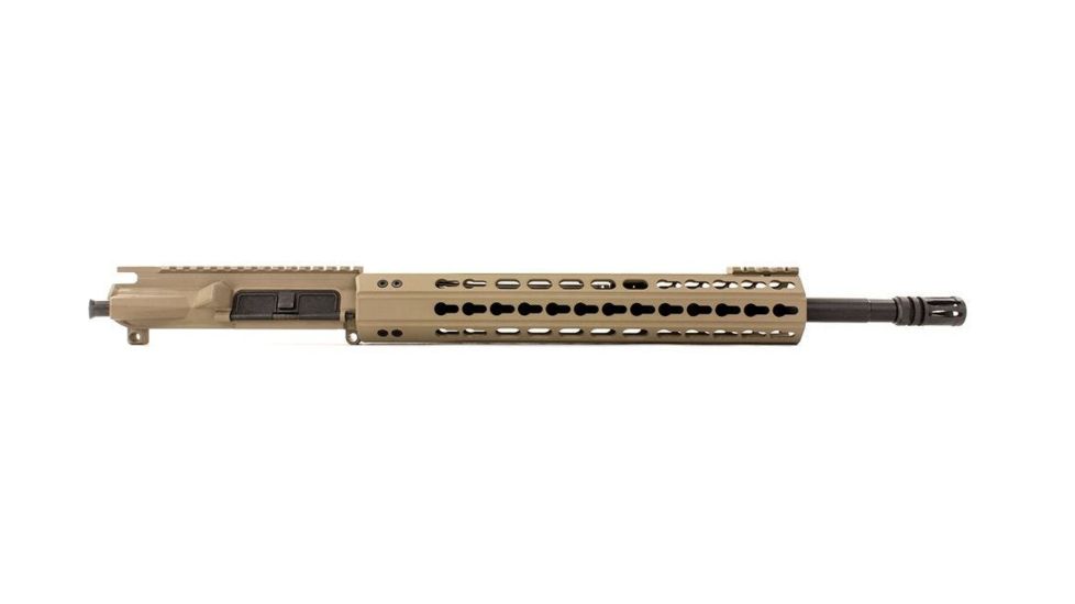 Aero Precision Complete Upper Receiver, M4E1-E, 16in, 5.56 M4 Barrel, Quantum 12in KeyMod Handguard, Flat Dark Earth, APAR640014P6
