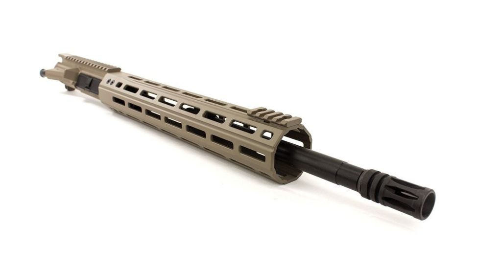 Aero Precision Complete Upper Receiver, M4E1-E, 16in, 5.56 M4 Barrel, Quantum 12in M-LOK Handguard, Flat Dark Earth, APAR640114M6