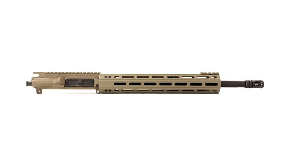 Aero Precision Complete Upper Receiver, M4E1-E, 16in, 5.56 M4 Barrel, Quantum 12in M-LOK Handguard, Flat Dark Earth, APAR640114M6